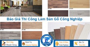 Báo giá thi công làm sàn gỗ công nghiệp tại TPHCM giảm 20%