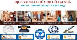 Sửa chữa đồ gỗ tại nhà giá rẻ