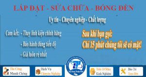 Sửa chữa lắp đặt bóng đèn tại nhà / Tư Vấn Hộ Trợ 24/24H