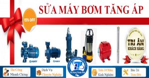 sửa máy bơm tăng áp giá rẻ