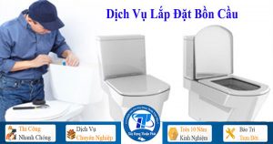 Thợ chuyên nhận thay bồn cầu