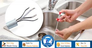Thông tắc chậu rửa chén, bát