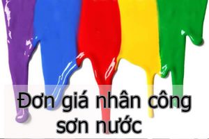 Đơn giá nhân công sơn nước