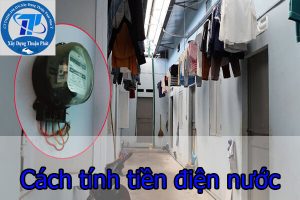 Cách tính tiền điện nước