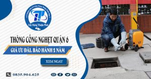 Thông cống nghẹt quận 6