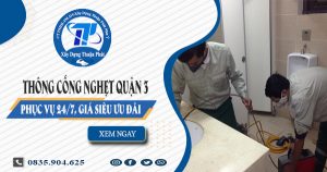 Thông cống nghẹt quận 3