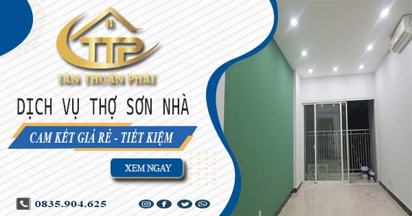 Giá dịch vụ thợ sơn nhà tại Tp Tân An | Tiết kiệm 20% chi phí