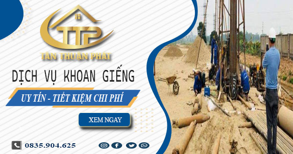 Bảng giá khoan giếng tại Bình Chánh【Tiết kiệm 20% chi phí】