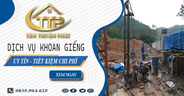 Bảng báo giá khoan giếng tại Củ Chi【Tiết kiệm 20% chi phí】