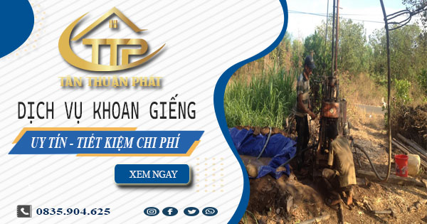 Bảng báo giá khoan giếng tại Gò Vấp【Tiết kiệm 20% chi phí】