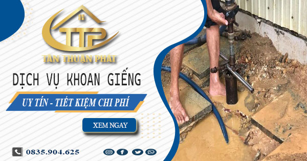 Bảng giá khoan giếng tại Long An -【Tiết Kiệm 20% Chi Phí】