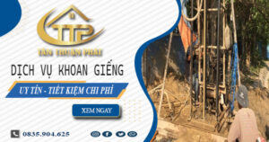 Bảng giá khoan giếng tại Long Thành【Tiết kiệm 20% chi phí】