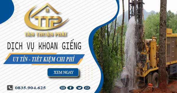 Bảng giá khoan giếng tại Phú Nhuận【Tiết kiệm 20% chi phí】