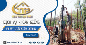 Bảng báo giá khoan giếng tại quận 10【Tiết kiệm 20% chi phí】