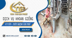Bảng báo giá khoan giếng tại quận 11【Tiết kiệm 20% chi phí】