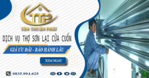 Báo giá dịch vụ thợ sơn lại cửa cuốn tại Bến Cát【Giảm 10%】