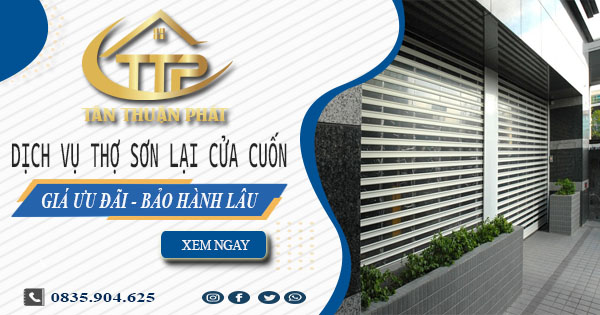 Báo giá dịch vụ sơn lại cửa cuốn tại Bình Phước【Giảm 10%】