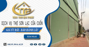 Báo giá dịch vụ sơn lại cửa cuốn tại Tp Bà Rịa -【Giảm 10%】