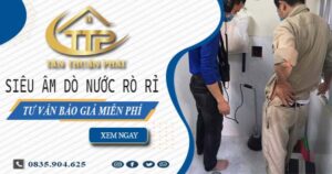 Siêu âm dò nước rò rỉ tại Gò Vấp【Tư vấn báo giá miễn phí】