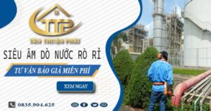 Siêu âm dò nước rò rỉ tại TPHCM【Tư vấn báo giá miễn phí】