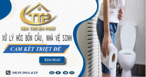 Xử lý hôi bồn cầu, nhà vệ sinh tại Bến Cát -【Cam kết triệt để】