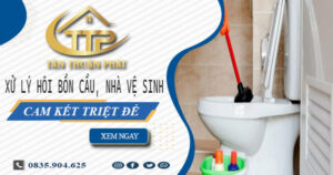 Xử lý hôi bồn cầu, nhà vệ sinh tại Bình Tân -【Cam kết triệt để】