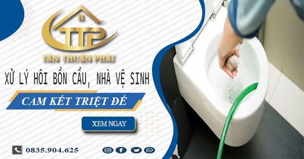 Xử lý hôi bồn cầu, nhà vệ sinh tại Bình Thạnh -【Cam kết triệt để】