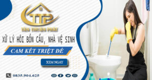Xử lý hôi bồn cầu, nhà vệ sinh tại Châu Đốc -【Cam kết triệt để】