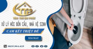 Xử lý hôi bồn cầu, nhà vệ sinh tại Chương Mỹ -【Cam kết triệt để】
