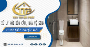 Xử lý hôi bồn cầu, nhà vệ sinh tại Đà Lạt -【Cam kết triệt để】