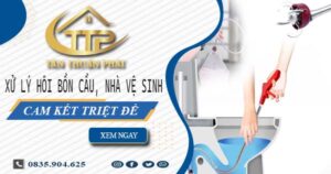 Xử lý hôi bồn cầu, nhà vệ sinh tại Hà Tĩnh -【Cam kết triệt để】