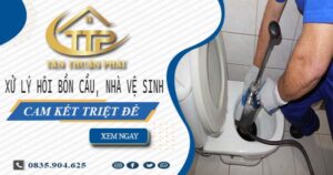Xử lý hôi bồn cầu, nhà vệ sinh tại Hai Bà Trưng -【Cam kết triệt để】
