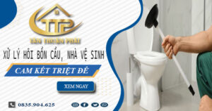Xử lý hôi bồn cầu, nhà vệ sinh tại Hoàng Mai -【Cam kết triệt để】