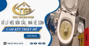 Xử lý hôi bồn cầu, nhà vệ sinh tại Hội An -【Cam kết triệt để】