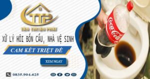 Xử lý hôi bồn cầu, nhà vệ sinh tại Khánh Hoà -【Cam kết triệt để】