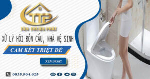Xử lý hôi bồn cầu, nhà vệ sinh tại Mỹ Đức -【Cam kết triệt để】
