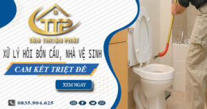 Xử lý hôi bồn cầu, nhà vệ sinh tại Mỹ Tho -【Cam kết triệt để】