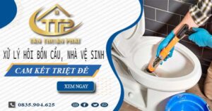 Xử lý hôi bồn cầu, nhà vệ sinh tại Nghệ An -【Cam kết triệt để】