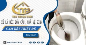 Xử lý hôi bồn cầu, nhà vệ sinh tại Phan Thiết -【Cam kết triệt để】