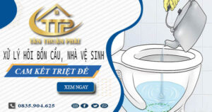 Xử lý hôi bồn cầu, nhà vệ sinh tại Quốc Oai -【Cam kết triệt để】