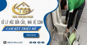 Xử lý hôi bồn cầu, nhà vệ sinh tại Thanh Xuân -【Cam kết triệt để】