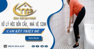 Xử lý hôi bồn cầu, nhà vệ sinh tại Tp Tân An -【Cam kết triệt để】