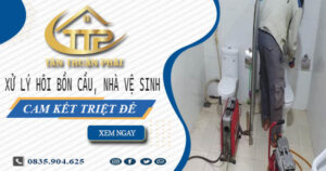 Xử lý hôi bồn cầu, nhà vệ sinh tại Vĩnh Long -【Cam kết triệt để】