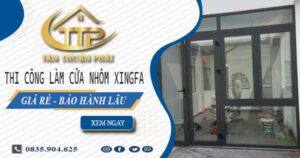 Thi công làm cửa nhôm xingfa tại Quận 10【Chỉ từ 1.800K/m²】
