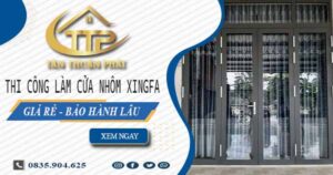 Thi công làm cửa nhôm xingfa tại Quận 8【Chỉ từ 1.800K/m²】