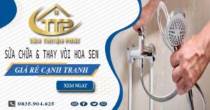 Báo giá sửa chữa & thay vòi hoa sen tại Bà Rịa【Giảm 20%】