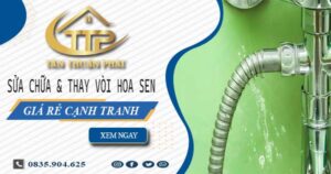 Báo giá sửa chữa & thay vòi hoa sen tại Quận 11【Giảm 20%】