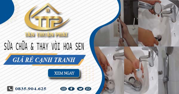 Báo giá sửa chữa & thay vòi hoa sen tại Tân Uyên【Giảm 20%】