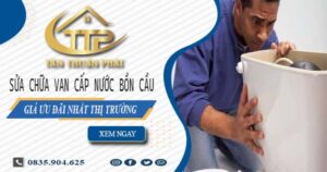 Giá sửa chữa van cấp nước bồn cầu tại Tây Ninh【Giảm 10%】